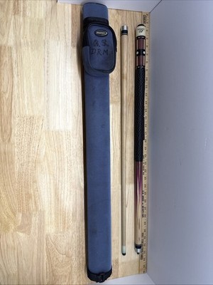 Genuine Eastpoint VTG 20 Oz Pool Cue stick Two Piece With Carry Case  57.5 