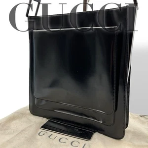 Sac à bandoulière GUCCI émaillé noir noir #PG9NPM