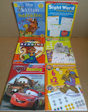 SIX Activity WORKBOOK SET Paperback Reading/Addition/Subtraction/Multiplication