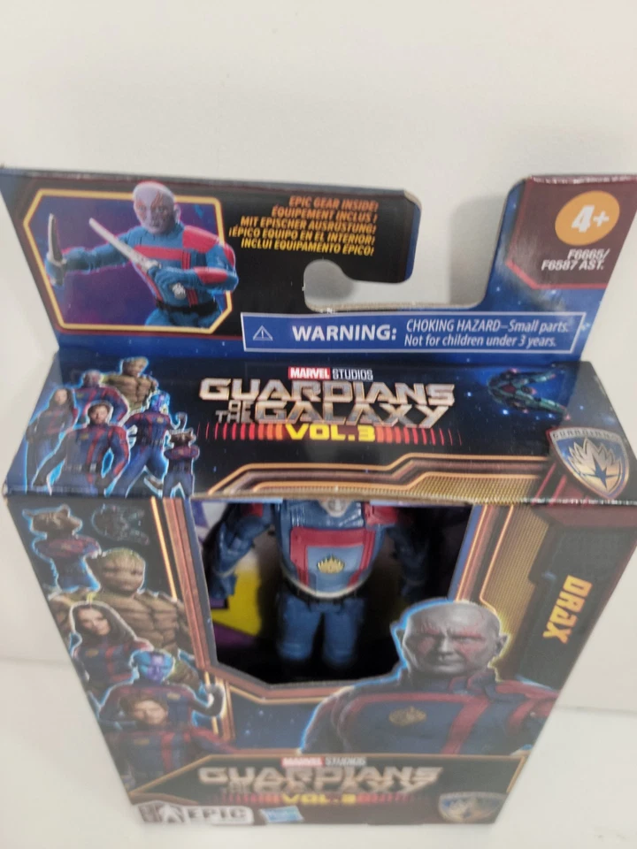 Marvel Guardianes de la Galaxia Vol 3 Epic Hero Series 1 Drax Classic 4” 2023 f Foto 2 de 4