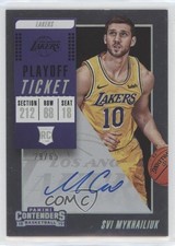 2018-19 Panini Contenders Playoff Ticket 29/65 Svi Mykhailiuk #139 Auto 5w7