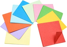 Origami Paper, 100 Sheets, 10 Colors, 4 Inch Square Folding Paper, Double Sided