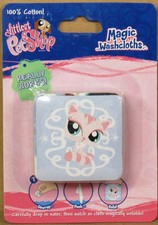 Littlest Pet Shop "Persian" Magic 12x12 Washcloth Hasbro/Basic Fun 2007 NIP