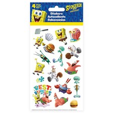 SpongeBob Sticker Pack Holographic Standard Glossy - 4pk of Stickers Sheets