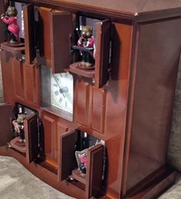 Mr. Christmas RARE  Gold Label Model Symphony Surprise Clock  Teddy Bears