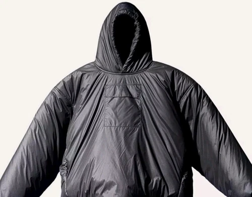 Yeezy Gap Balenciaga Giacca con Cappuccio Anorak Imbottita Taglia L