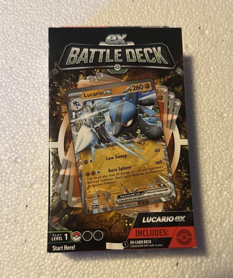 Pokémon TCG ex Battle Deck Lucario ex FACTORY SEALED
