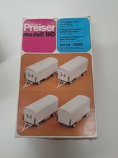 Preiser H0 20006 Packwagen 4 Stück NEU Zirkus Kirmes Schausteller HO