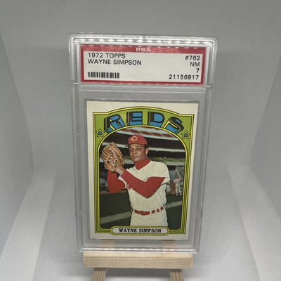 #ad 1972 Topps #762 Wayne Simpson Psa 7 $29.99