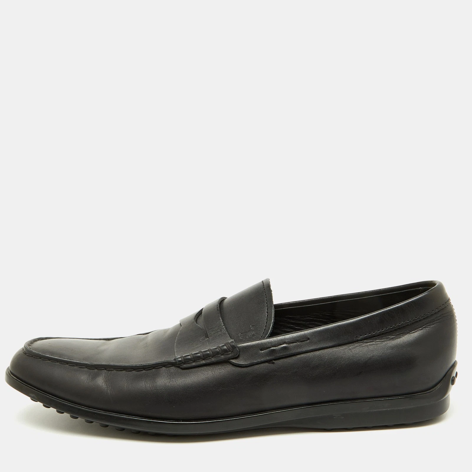 TOD’S Mocassini Tod's neri in pelle con slip on taglia 42 5