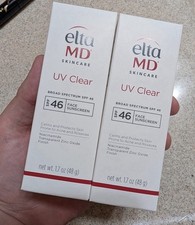 2x Eltamd Uv Clear Broad-spectrum Spf 46 1.7 Oz Exp2029 2piecessun Screen 2x Eltamd Uv Clear Broad-spectrum Spf 46 1.7 Oz Exp2029 2piecessun Screen