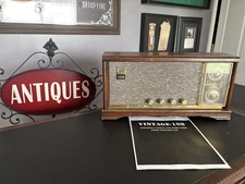 Arvin Model 35R48 AM/FM Tube Type Vintage 1960’s Table Radio Tested &Working!