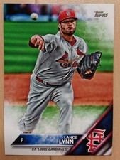 Lance Lynn 2016 Topps #217 Rookie Card 21 MLB Cardinals Baseball Used bbC. rookie card picture