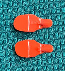 Vintage Barbie Pair of Red High Heel Mule Open Toe Shoes - Japan — photo 4