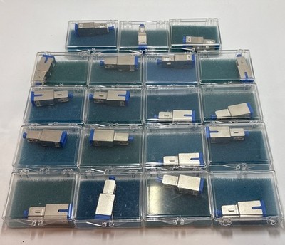 15dB SC/UPC Fiber Optic Attenuators Single Mode Fixed Attenuator Lot of 19 New