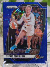2024 Panini Prizm WNBA Blue Velocity #117 Sophie Cunningham