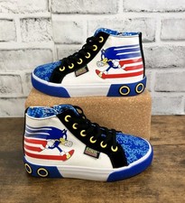 Ground Up Sonic the Hedgehog Youth 1Y High Top Sneakers Shoes Kids No Box