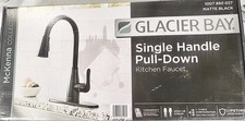 Glacier Bay McKenna Single Handle Pull-Down Sprayer Kitchen Faucet Matte Black