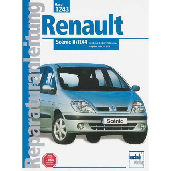 Renault Scenic Ii, RX4 Typ Ja 1999-2001 Reparaturhandbuch Bucheli Verlag-image