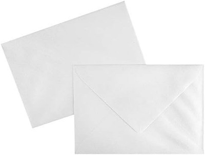 Premium Perlmutt-Umschläge | Außenmaß: Din C6 (11,4 cm x 16,2 cm) | 100 Stück | 