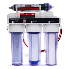 LiquaGen Aquarium Reef  75 GPD Reverse Osmosis 5 Stage RO/DI System MADE IN USA
