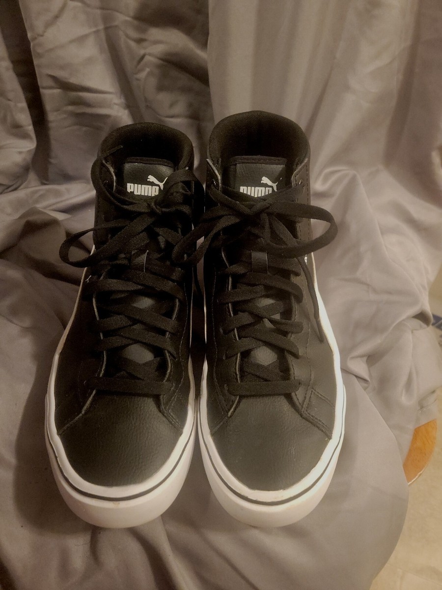 PUMA WOMENS KAIA HIGH TOP PLATFORM SNEAKER - BLACKSize 8 Style Code  387082-03 | eBay