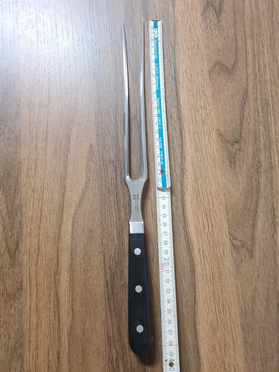 Solingen Bratengabel Fleischgabel 21cm Goldhamster