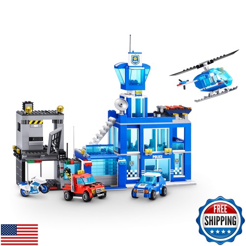 MAX Adventure Police Headquarters Playset (822 Pieces) Building Bricks Toys f - Picture 3 of 5