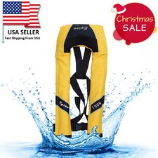 New Year Sale Life Jacket Vest Adult Fishing Boating PFD Manual Inflatable