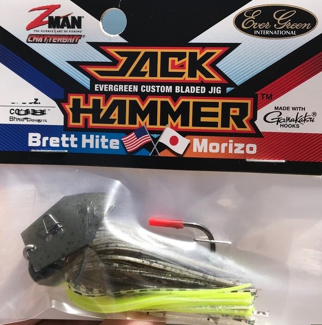 ZMan Jack Hammer Chatterbait 1/2 Ounce Clearwater Shad for sale online