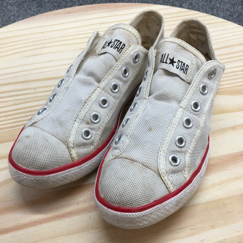 Converse туфли женщин 7 Chuck Taylor все звезды поскользнуться на кроссовок белый сетки низкий верх - Изображение 3 из 4