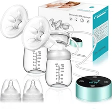 Electric Breast Pump, Breast Pump Electric Breastfeeding Pump 3 Modes 10 Levels
