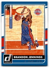 2015-16 Panini Complete Court Vision Brandon Jennings Detroit Pistons #7