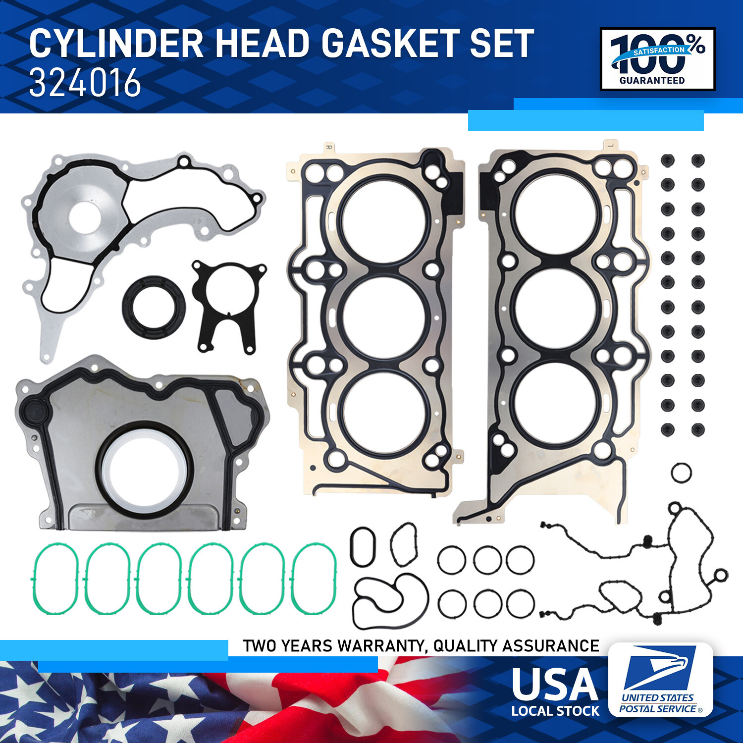 Cylinder Head Gasket set Fits For Maserati GHIBLI LEVANTE QUATTROPORTE 3.0T US