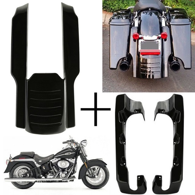 7" Rear Fender Extension Filler & 4" Extensions for Harley Touring FLH FLT 9608 eBay