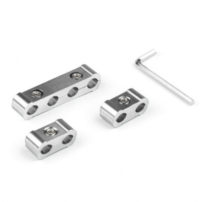 3Pcs Aluminum Alloy Engine Spark Plug Wire Separator Divider Organizer