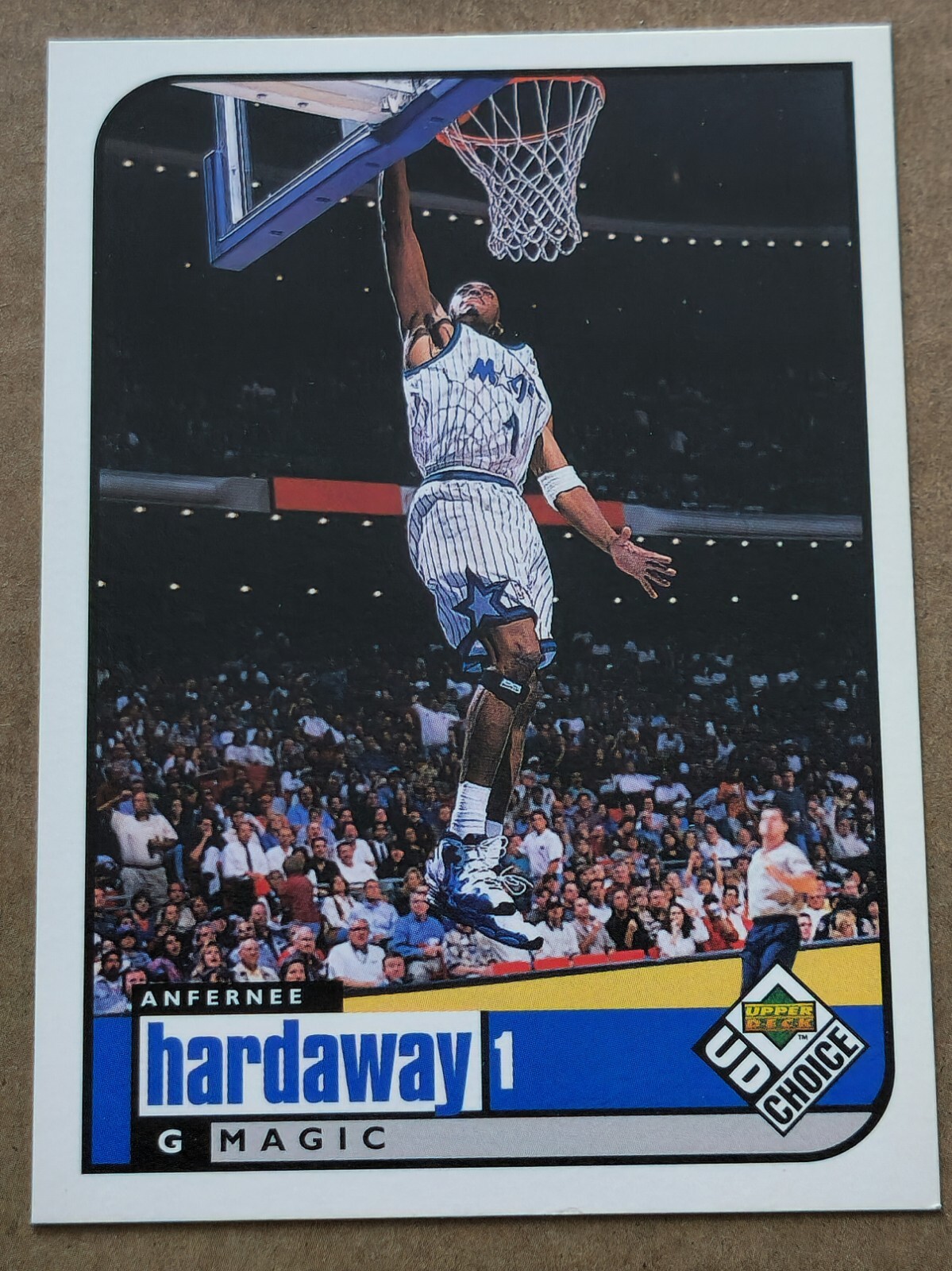 1998-99 Upper Deck Choice Anfernee Hardaway Orlando Magic #100