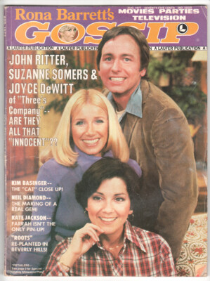 MAG: Rona Barrett's Gossip-8/1977-Roots-Three's Company-Neil Diamond
