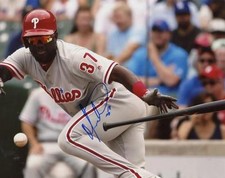 ODUBEL HERRERA PHILADELPHIA PHILLIES SIGNED AUTOGRAPHED 8X10 PHOTO W/COA