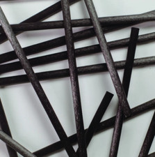 BLACK AGAVE STRAWS 2000PCS 8.27" SBA21W 