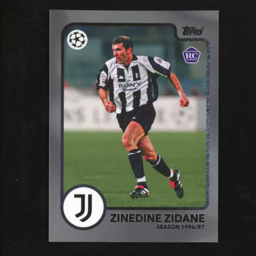 2024 Topps Lost Rookies Zinedine Zidane UCL RC Juventus 5168 READ!