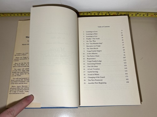 SIGNED COPY - MARIA: MY OWN STORY by Maria Von Trapp (1972) 1ST EDITION HC DJ - Picture 12 of 17