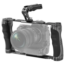 NEEWER Universal Camera Cage & Top Handle&3/8''ARRI Locating Pins Kit&Handgrips