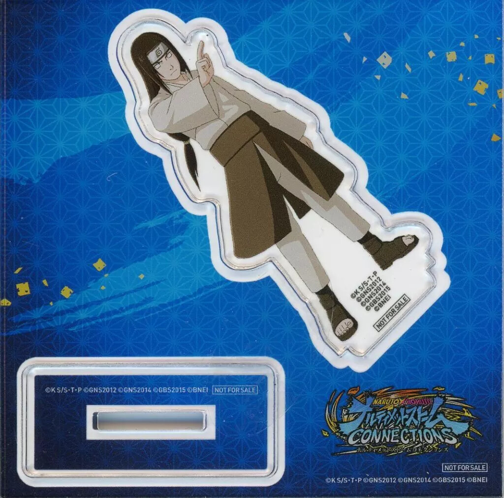 Acrylic Stand Panel Neji Hinata Mini Naruto Boruto Ultimate Storm Connections
