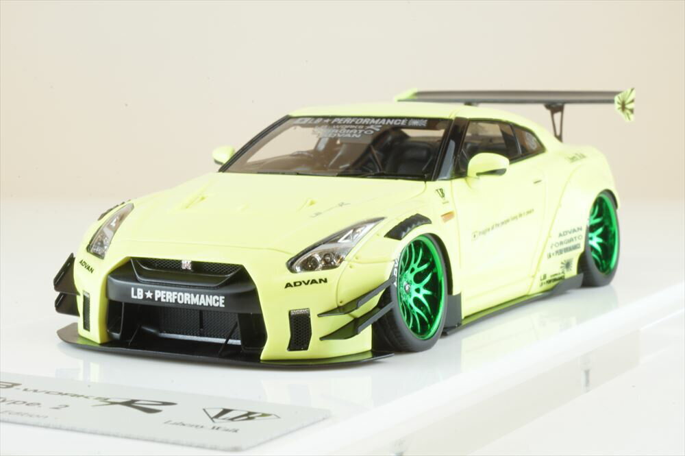 EIDOLON アイドロン LB WORKS R35GT-R 1/43 Make Up EIDOLON 1/43 LB WORKS R35 GT-R Type 1.5 Black LB015A