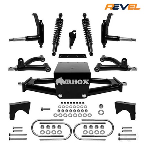 EZGO RXV 5" Golf Cart Lift Kit RHOX BMF 5" AArm Lift Kit EZGO RXV