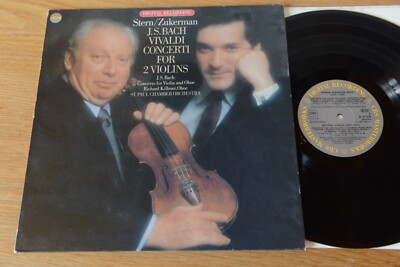 J.S. Bach Vivaldi Stern & Zukerman Concerto for two violins LP  CBS D 37278