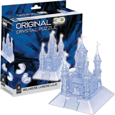 Puzzle: 3D Crystal: Grand Castle Deluxe - Brainteaser Toy Figure Games New!