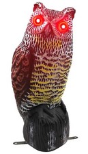Halloween prop decor lawn prop scary light up and sound owl a 