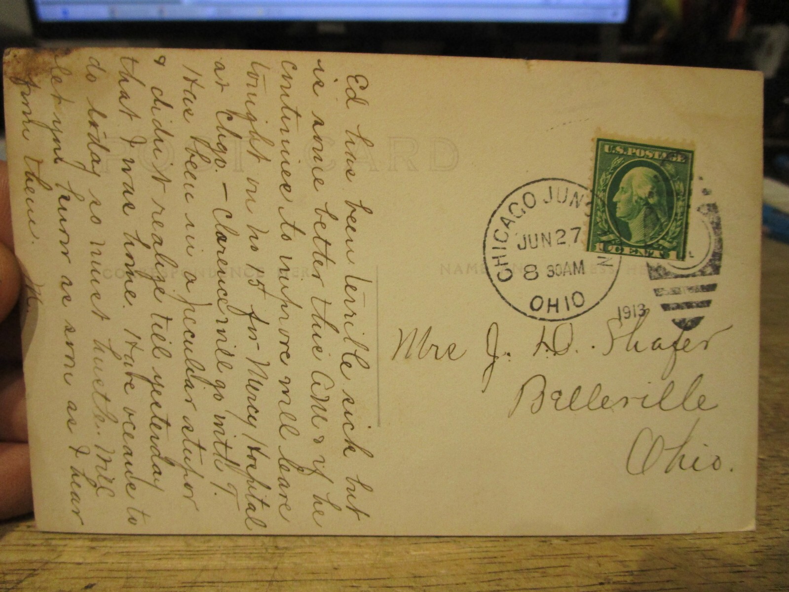 Old Real Photo Picture Postcard Chicago Junction Willard Ohio Reservoir